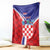 Personalized Croatia Coat of Arms Blanket Checkerboard Style