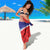 Personalized Croatia Coat of Arms Sarong Checkerboard Style