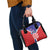 Personalized Croatia Coat of Arms Shoulder Handbag Checkerboard Style