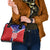 Personalized Croatia Coat of Arms Shoulder Handbag Checkerboard Style