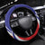 Croatia Coat of Arms Steering Wheel Cover Checkerboard Style
