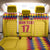 Custom Colombia Football Back Car Seat Cover Retro Yellow Style
