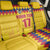 Custom Colombia Football Back Car Seat Cover Retro Yellow Style
