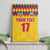 Custom Colombia Football Canvas Wall Art Retro Yellow Style