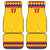 Custom Colombia Football Car Mats Retro Yellow Style