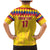 Custom Colombia Football Family Matching Mermaid Dress and Hawaiian Shirt Retro Yellow Style
