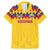 Custom Colombia Football Family Matching Mermaid Dress and Hawaiian Shirt Retro Yellow Style