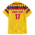 Custom Colombia Football Family Matching Mermaid Dress and Hawaiian Shirt Retro Yellow Style