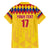 Custom Colombia Football Hawaiian Shirt Retro Yellow Style