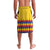 Custom Colombia Football Lavalava Retro Yellow Style