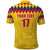 Custom Colombia Football Polo Shirt Retro Yellow Style