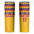 Custom Colombia Football Skinny Tumbler Retro Yellow Style