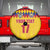 Custom Colombia Football Spare Tire Cover Retro Yellow Style