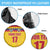 Custom Colombia Football Spare Tire Cover Retro Yellow Style