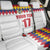 Custom Colombia Football Back Car Seat Cover Retro White Style