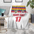 Custom Colombia Football Blanket Retro White Style