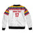 Custom Colombia Football Bomber Jacket Retro White Style
