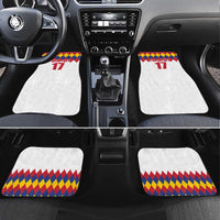 Custom Colombia Football Car Mats Retro White Style