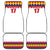 Custom Colombia Football Car Mats Retro White Style