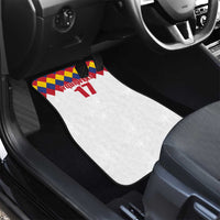 Custom Colombia Football Car Mats Retro White Style