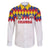 Custom Colombia Football Family Matching Long Sleeve Bodycon Dress and Hawaiian Shirt Retro White Style
