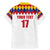 Custom Colombia Football Family Matching Mermaid Dress and Hawaiian Shirt Retro White Style