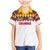 Custom Colombia Football Family Matching Mermaid Dress and Hawaiian Shirt Retro White Style