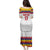 Custom Colombia Football Family Matching Puletasi and Hawaiian Shirt Retro White Style