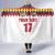 Custom Colombia Football Hooded Blanket Retro White Style