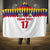 Custom Colombia Football Hooded Blanket Retro White Style