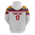 Custom Colombia Football Hoodie Retro White Style