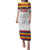 Custom Colombia Football Puletasi Retro White Style