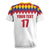Custom Colombia Football Rugby Jersey Retro White Style