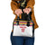 Custom Colombia Football Shoulder Handbag Retro White Style