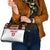 Custom Colombia Football Shoulder Handbag Retro White Style