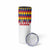 Custom Colombia Football Skinny Tumbler Retro White Style