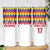 Custom Colombia Football Skinny Tumbler Retro White Style