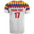 Custom Colombia Football T Shirt Retro White Style