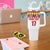 Custom Colombia Football Tumbler With Handle Retro White Style