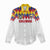 Custom Colombia Football Women Casual Shirt Retro White Style