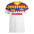 Custom Colombia Football Women V-Neck T-Shirt Retro White Style