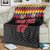 Custom Colombia Football Blanket Retro Black Style