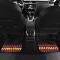 Custom Colombia Football Car Mats Retro Black Style
