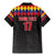 Custom Colombia Football Family Matching Mermaid Dress and Hawaiian Shirt Retro Black Style
