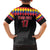 Custom Colombia Football Family Matching Off Shoulder Maxi Dress and Hawaiian Shirt Retro Black Style
