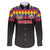 Custom Colombia Football Family Matching Puletasi and Hawaiian Shirt Retro Black Style