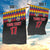 Custom Colombia Football Garden Flag Retro Black Style