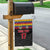 Custom Colombia Football Garden Flag Retro Black Style