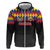 Custom Colombia Football Hoodie Retro Black Style