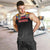 Custom Colombia Football Men Tank Top Retro Black Style